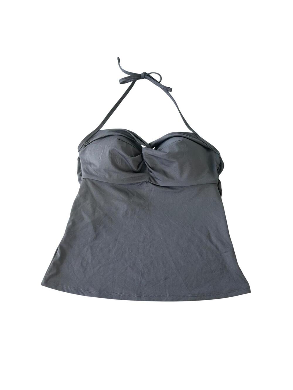 Hampton Underwired bra cup halter tie tankini swim top 34B/C New